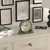 JONES CLOCKS® Saloon Mantel Clock | Small Double Scroll Design | Green