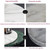 165ml Marble Countertop Soap Dispenser Bottle (Green Square)