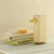 Bathroom Warm-Toned Wall-Mounted Soap Dispenser for Home Use with Three Adjustable Settings Shampoo(Yellow)