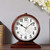 Desk Clock for Mantel Table Decor,Silent Battery Operated for Fireplace 12"