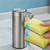 Bathroom Stainless Steel Soap Dispenser, 3-Speed Adjustable, Suitable for Countertop Or Wall-Mounted Installation in Kitchens and Bathrooms Shampoo