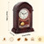 Retro Mantel clock for living room Fireplace Decor,Battery-operated 13.38"H