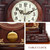 Retro Mantel clock for living room Fireplace Decor,Battery-operated 13.38"H