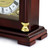 Bedford Clock Collection Redwood Mantel Clock with Chimes