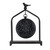 SOFFEE DESIGN 7.5'' x 10'' Mantel Clock Iron Tower Frame, Creative Bird Ornament Tabletop Clock, Silent Clock with Hollow Carved Back Cover for Home Decor, Black