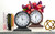 Auafanzy Retro Mantel Décor Desk Clock, 10-inch Vintage Table Clocks for Fireplace, Easy to Read Clocks for Living Room, Bedroom, Office, Desktop Decoration (Bright Brown)
