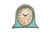 Creative Co-Op Decorative Metal Mantel Clock with Wooden Base, Distressed Aqua Blue Finish
