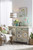 Creative Co-Op Decorative Metal Mantel Clock with Wooden Base, Distressed Aqua Blue Finish
