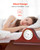 VEVOR Grandfather Clock, 6.4 in Classic Vintage Grandfather Clock, MDF Mantel Clocks with Built-in Quartz Movement and Quiet Design, for Living Room, Bedroom, Home Decor & Gift (Cherry Tone Finish)