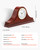 VEVOR Grandfather Clock, 6.4 in Classic Vintage Grandfather Clock, MDF Mantel Clocks with Built-in Quartz Movement and Quiet Design, for Living Room, Bedroom, Home Decor & Gift (Cherry Tone Finish)