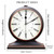Desk Clock for Mantel Table Decor,Silent Battery Operated for Fireplace 12"