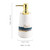Soap Dispensers, with ABS Pump Head, Large Empty Lotion Bottle, 430ml/14. 54oz(B)