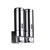 Soap Dispensers, Wall Mount Stainless Steel with Anti-Leak Pump 12 Chamber Soap and(White,1 Chamber)