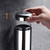 Soap Dispensers, Wall Mount Stainless Steel with Anti-Leak Pump 12 Chamber Soap and(Silver,1 Chamber)