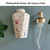 Soap Dispensers, with Resin Press Pump for Bathroom Vanity Countertop(A)
