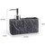 soap Dispenser 3-Pack Marbled Soap Dispenser Countertop Resin Soap Pump Bottle with Sponge Storage Liquid Dispenser for Kitchen Bathroom(Grey)