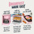 Nostalgia 3-in-1 Retro Breakfast Station - Includes 5 (4 Oz) Cup Coffee Maker, Non-Stick Ceramic Griddle, and 4-Slice Toaster Oven - Built-In Timer, Reusable Coffee Filter, Space-Saving Design - Pink