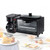 Breakfast Center 4-in-1 with Stainless Steel Oven, Coffee Maker, Non-Stick Skillet & Toaster – Perfect for Small Kitchens and Busy Households
