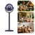 Solar Powered Standing Fan Adjustable Low Noise USB Rechargeable 5 Speeds