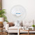 Hurricane Supreme Oscillating Pedestal Fan w/ Remote for Home, White, 16 in
