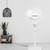 Hurricane Supreme Oscillating Pedestal Fan w/ Remote for Home, White, 16 in
