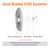 Amazon Basics 16-inch Quiet DC Motor Standing Floor Fan for Bedroom, 12 Speed with Remote, 3 Breeze Modes, Adjustable Height, Dual-Layered Blades, Timer, Energy Efficient (28W), White