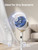 DREO Smart Pedestal Fan for Bedroom, 120°+120° Omni-Directional Oscillating