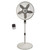 Lasko Cyclone Pedestal Fan, Adjustable Height, Remote Control, Timer, 3 Speeds, for Bedroom, Kitchen, Office and Living Room, 18", White, 1885, Large