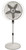 Lasko Cyclone Pedestal Fan, Adjustable Height, Remote Control, Timer, 3 Speeds, for Bedroom, Kitchen, Office and Living Room, 18", White, 1885, Large