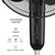 HOLMES 16" Digital Stand Fan, 80° Oscillation, 3 Speeds, 3 Modes, 7.5 Hour Timer, Adjustable Height, 30° Adjustable Head Tilt, Ideal for Home, Bedroom or Office, Remote Control, Black