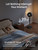 DREO Smart Fan for Bedroom with RGB Light, 150°+120° Omni-directional Oscillating, Quiet Fan, 100ft Air Circulator Pedestal Fan, 12 Speeds, 6 Modes, 37-42'' Height, Wi-Fi/Voice/Alexa, black
