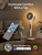 DREO Smart Fan for Bedroom with RGB Light, 150°+120° Omni-directional Oscillating, Quiet Fan, 100ft Air Circulator Pedestal Fan, 12 Speeds, 6 Modes, 37-42'' Height, Wi-Fi/Voice/Alexa, white