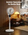VEVOR 9-Inch Pedestal Fan, 80° Oscillating Standing Floor Fan with Quite DC Motor, Remote Control, 9 Speeds & 4 Smart Modes, 24H Timer, Adjustable Height, for Home, Bedroom, Living Room, White