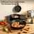 Cast Iron Skillet 5-Piece Set, Pre-Seasoned Cookware