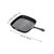 DEARMAMY Cast Iron Steak Frying Pan with Grill Sear Lines 24x24cm