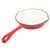 BTSEURY Enameled Cast Iron Skillet, Frying Pan with Handle Cover (25cm)