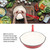 BTSEURY Enameled Cast Iron Skillet, Frying Pan with Handle Cover (25cm)