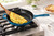 ROSSALLINI Cast Iron Skillet Frying Pan for Induction, 11.75 Inch, Red