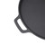 Zopsc Pancake Flat Skillet Cast Iron 35cm for Kitchen and Baking (35cm)