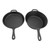 NOENNULL 2-Piece Egg Pan, Non-Stick Pan, Even Heating, Versatile, Efficient Cooking, Practical Handle, Cast Iron Frying Pan for Home Kitchen