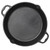 FOREOCELIV Cast Iron Skillet With Dual Handles Black (Black 12 Inch)