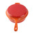 Gonetre Enameled cast iron skillet, nonstick 10.2 inch frying pan (Orange)