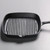 CIYODO Cast Iron Steak Frying Pan 24x24cm Uncoated Square Grill Skillet