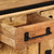 APXESS TV Stand, Industrial Media Console Table with 4 Drawers, Brown