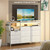 SunnyFurn TV Stand Dresser for Bedroom, LED Dresser Fits Up to 60 Inch TV