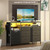 SunnyFurn TV Stand Dresser for Bedroom, LED Dresser Fits Up to 60 Inch TV