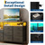 SunnyFurn TV Stand Dresser for Bedroom, LED Dresser Fits Up to 60 Inch TV
