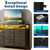 Festisoul TV Stand Dresser for Bedroom, LED Dresser Fits Up to 60 Inch TV