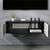 Luescheo TV Stand Wall Mounted Floating TV Stand High Gloss Media Consol