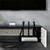 Luescheo TV Stand Wall Mounted Floating TV Stand High Gloss Media Consol